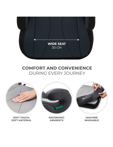 KinderKraft I-BOOST бустерна седалка за кола BLACK