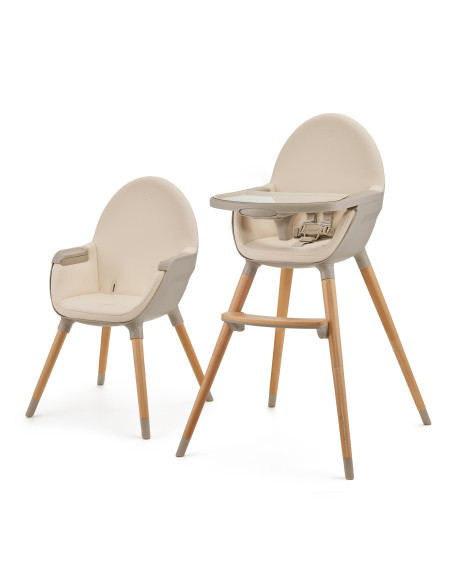 Kinderkraft FINI 2 столче за хранене BEIGE