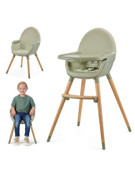 Kinderkraft FINI 2 столче за хранене GREEN