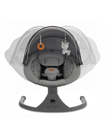 Kinderkraft люлка LUMI 2 dark grey