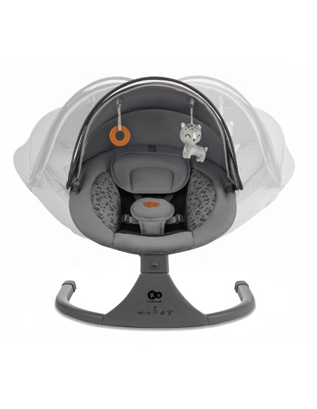 Kinderkraft люлка LUMI 2 dark grey