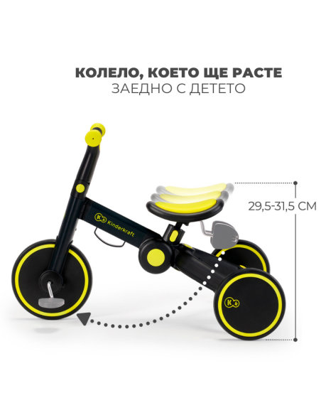 Kinderkraft триколка 3в1 4TRIKE blue