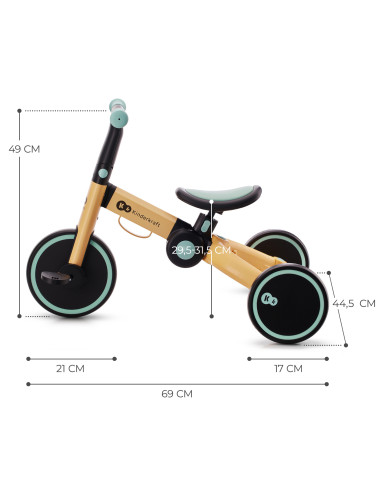 Kinderkraft триколка 3в1 4TRIKE blue