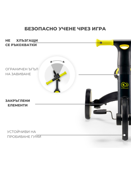 Kinderkraft триколка 3в1 4TRIKE blue