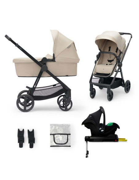Kinderkraft NEWLY бебешка количка 4в1 SAND BEIGE