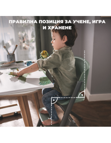 Kinderkraft LIVY столче за хранене + CALMEE...