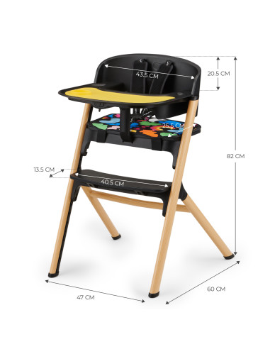 Kinderkraft LIVY столче за хранене + CALMEE...