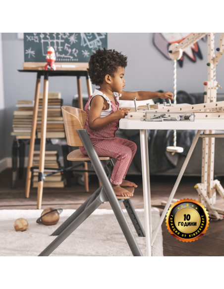 Kinderkraft LIVY столче за хранене + CALMEE шезлонг HAPPY SHAPES