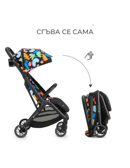 Kinderkraft NUBI 2 бебешка количка HAPPY SHAPES