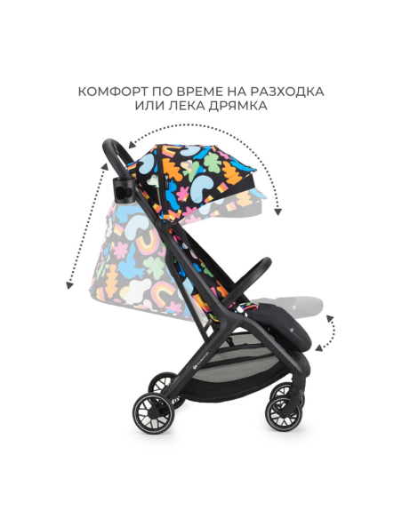 Kinderkraft NUBI 2 бебешка количка HAPPY SHAPES