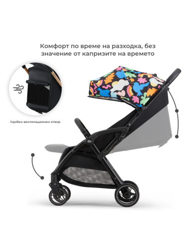 Kinderkraft APINO бебешка количка HAPPY SHAPES