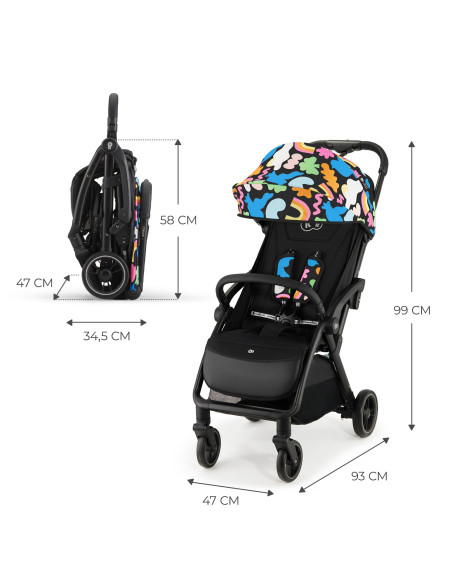 Kinderkraft APINO бебешка количка HAPPY SHAPES