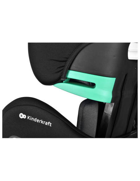 Kinderkraft столче за кола JUNIOR FIX 2 i-Size GRAPHITE BLACK