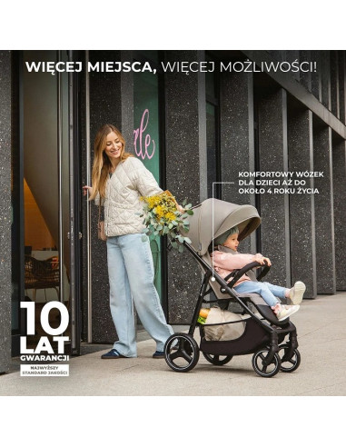 Kinderkraft TRIG 3 бебешка количка STONE BEIGE