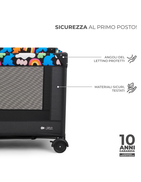 KinderKraft JOY 2 HAPPY SHAPES бебешка кошара