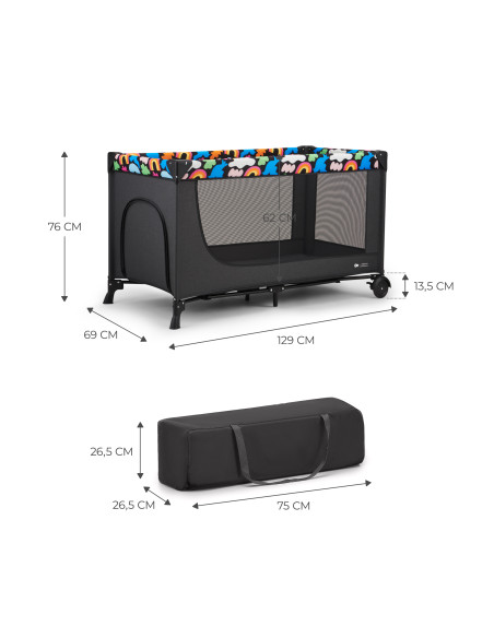 KinderKraft JOY 2 HAPPY SHAPES бебешка кошара