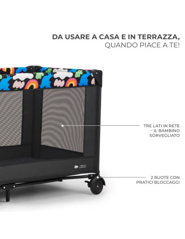 KinderKraft JOY 2 HAPPY SHAPES бебешка кошара