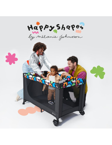 KinderKraft JOY 2 HAPPY SHAPES бебешка кошара