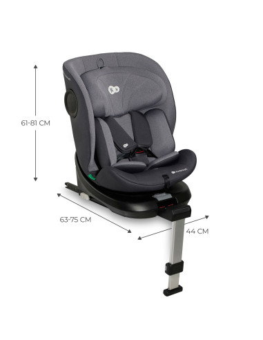KinderKraft I-360 столче за кола GREY