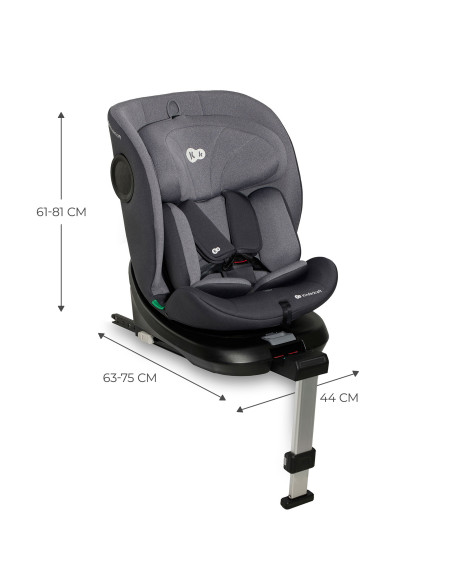 KinderKraft I-360 столче за кола GREY
