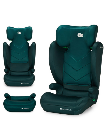 Kinderkraft I-SPARK столче за кола 100-150cm GREEN