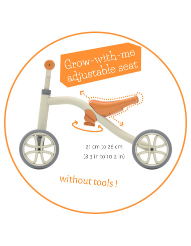 Chillafish Quadie CPQD01GRE играчка за яздене GREY