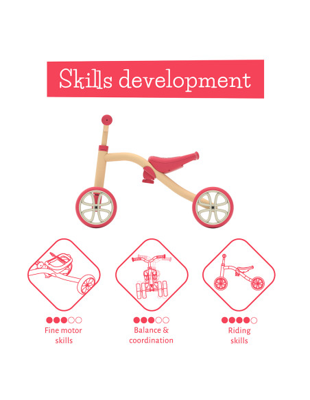 Chillafish Quadie CPQD01PEA играчка за яздене PEACH