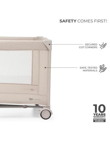 Kinderkraft JOY SIMPLE 2 бебешка кошара BEIGE