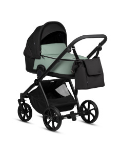 Tutis MIO 3+ Leather бебешка количка 2в1 039 Sage 2