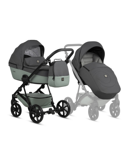 Tutis VIVA 5+ бебешка количка 2в1 039 Sage