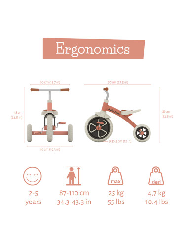 Chillafish Ziggi CPZG01SAL триколка Salmon