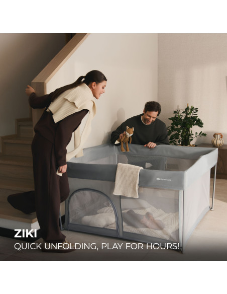 Kinderkraft ZIKI кошара за игра GREY