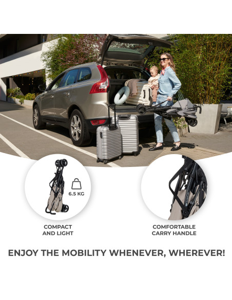 Kinderkraft бебешка количка TIK STONE BEIGE