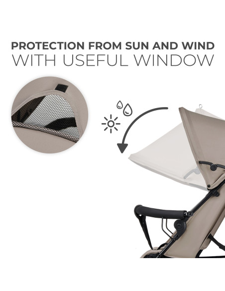 Kinderkraft бебешка количка TIK STONE BEIGE