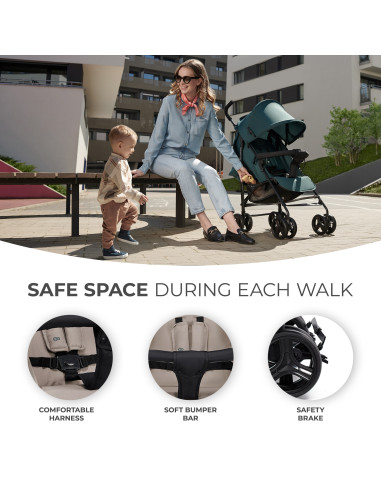 Kinderkraft бебешка количка TIK STONE BEIGE