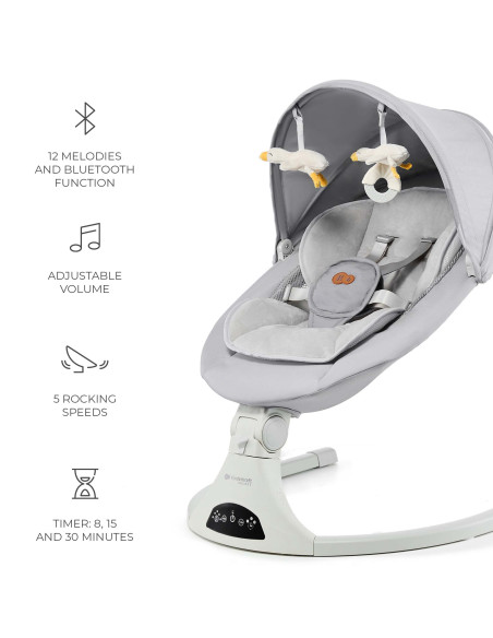 Kinderkraft TULSY шезлонг GREY