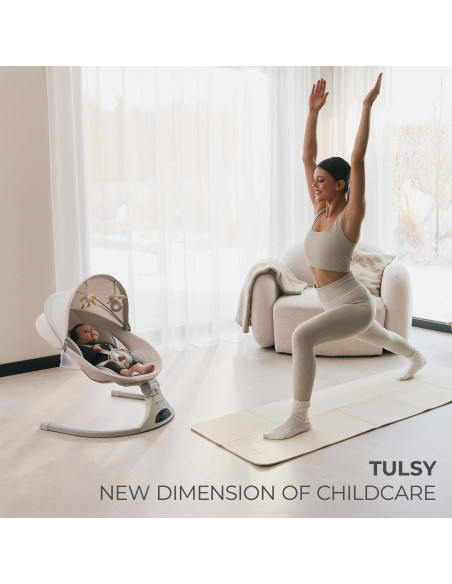 Kinderkraft TULSY шезлонг GREY