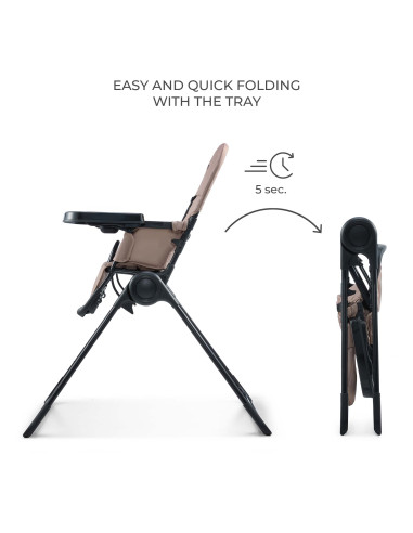 Kinderkraft BINCI столче за хранене BEIGE