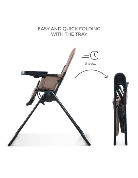 Kinderkraft BINCI столче за хранене BEIGE