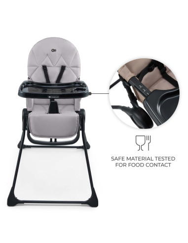 Kinderkraft BINCI столче за хранене GREY