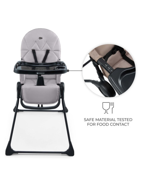 Kinderkraft BINCI столче за хранене GREY