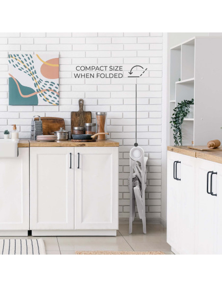 Kinderkraft BINCI столче за хранене LIGHT GREY