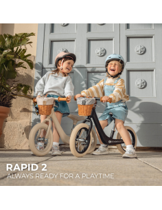 Kinderkraft RAPID 2 колело за баланс BIZUU BLACK