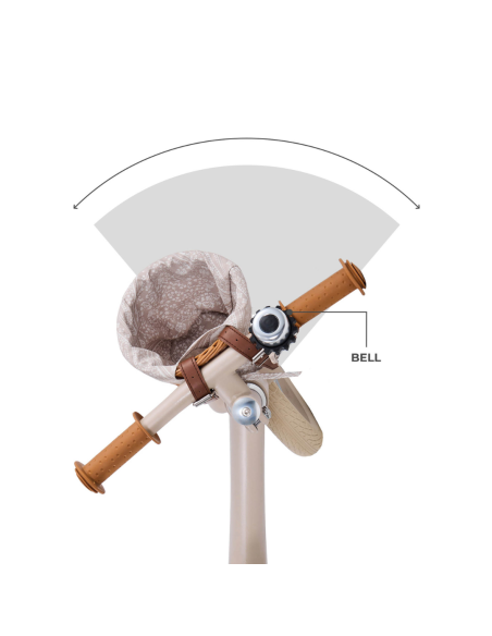 Kinderkraft RAPID 2 колело за баланс BIZUU BEIGE