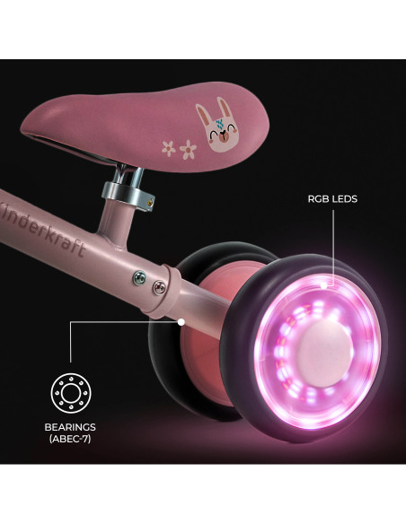 Kinderkraft CUTIE FLASH колело за баланс PINK