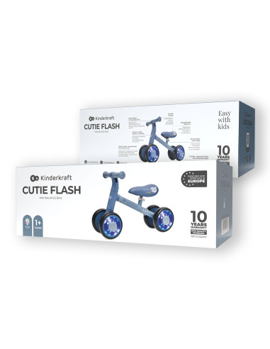 Kinderkraft CUTIE FLASH колело за баланс BLUE
