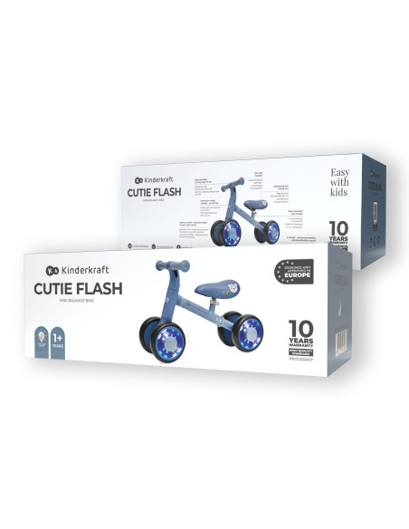 Kinderkraft CUTIE FLASH колело за баланс BLUE