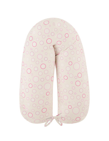 Възглавница за бременни Pink Circles