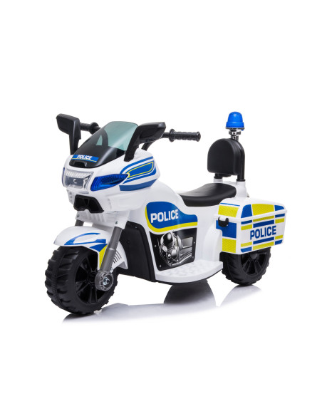 Електрически мотор Полиция бял