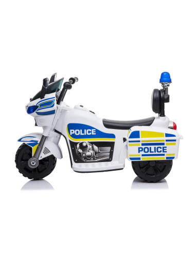 Електрически мотор Полиция бял